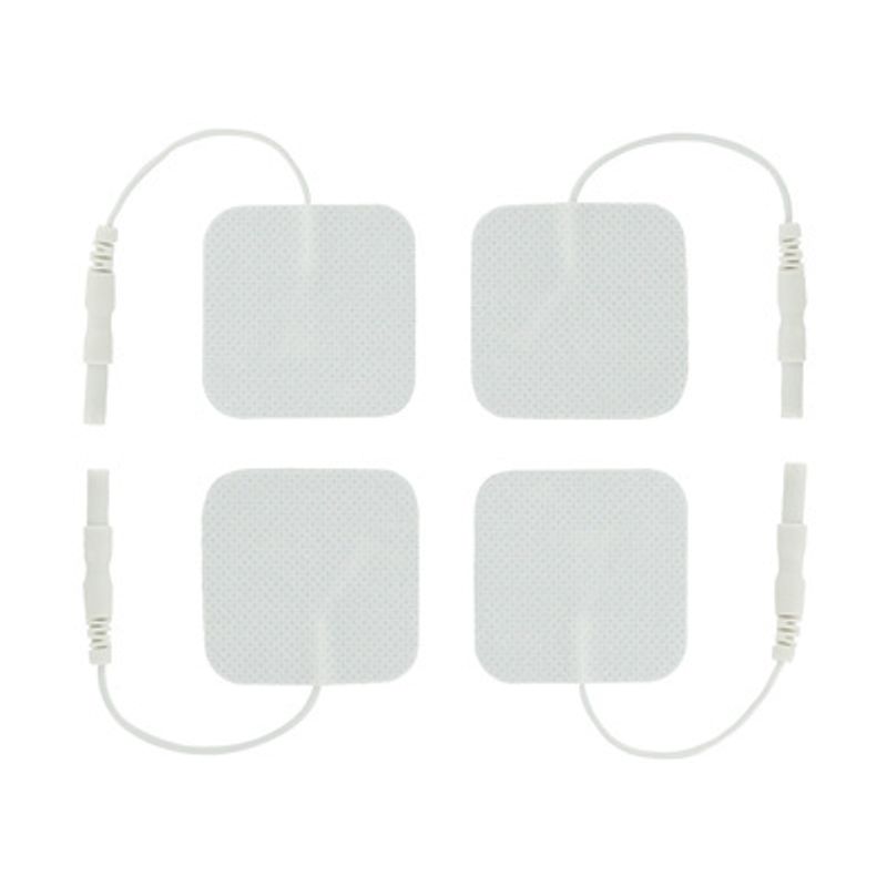 Zeus Electro Pads Four Pack Adult Intimacy Enhancer White E-STIM TOYS Main image