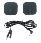 Zeus Deluxe Black Electro Pads Pack of Two E-STIM TOYS