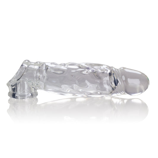 Butch Cocksheath Clear 8.5 Inch Length for Enhanced Girth