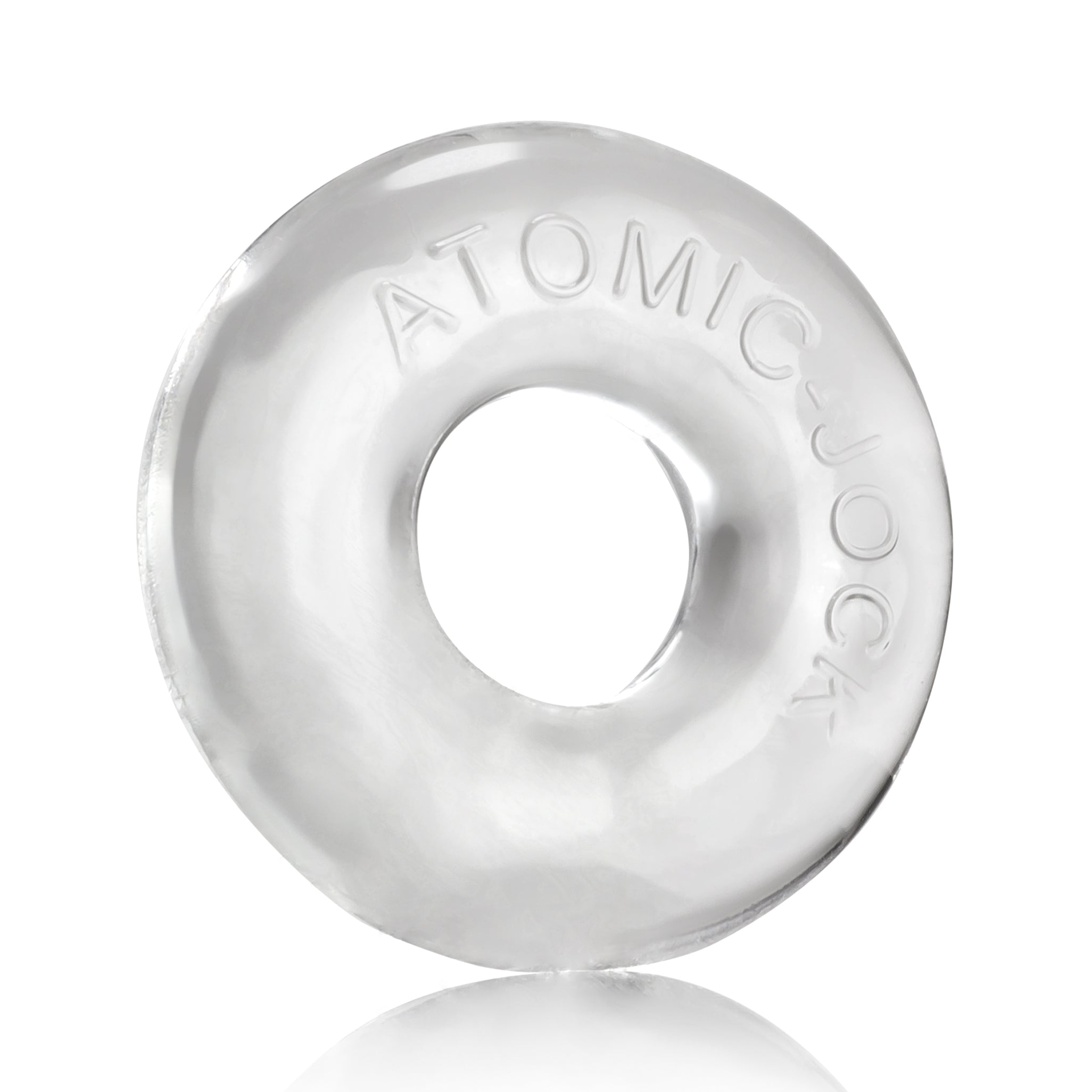 Donut 2 Cockring Large Clear with 5x Stretch Clear > Cock Ring > Single
