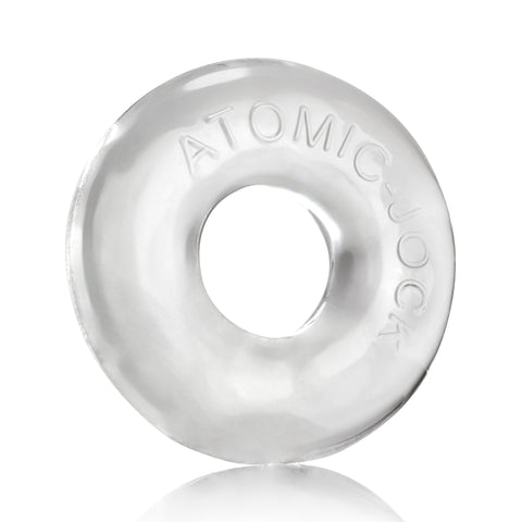 Donut 2 Cockring Large Clear with 5x Stretch Clear > Cock Ring > Single