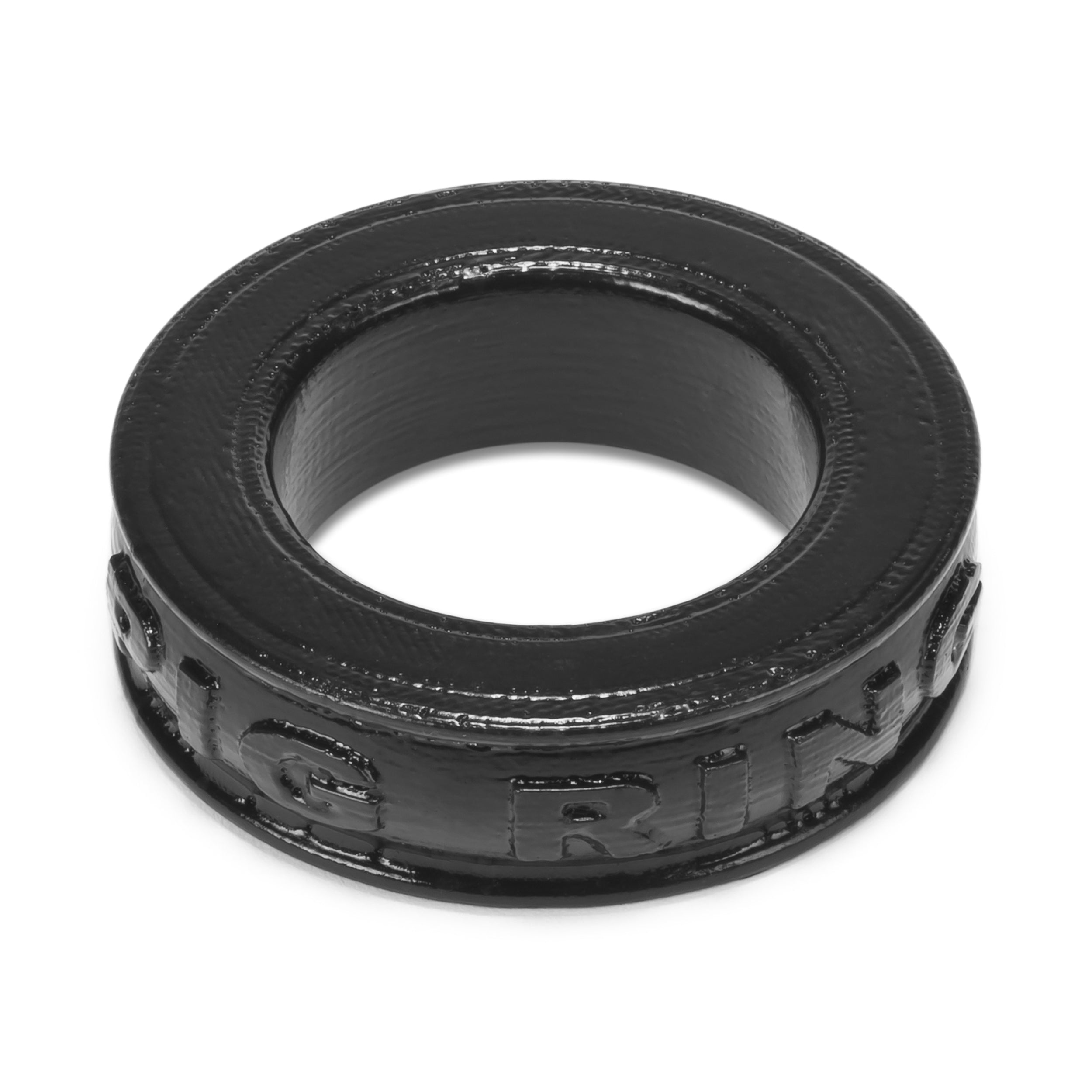Oxballs Pig Ring (Black) – Silicone Cockring 1.5 Inch Inside Diameter > Cock Ring > Single
