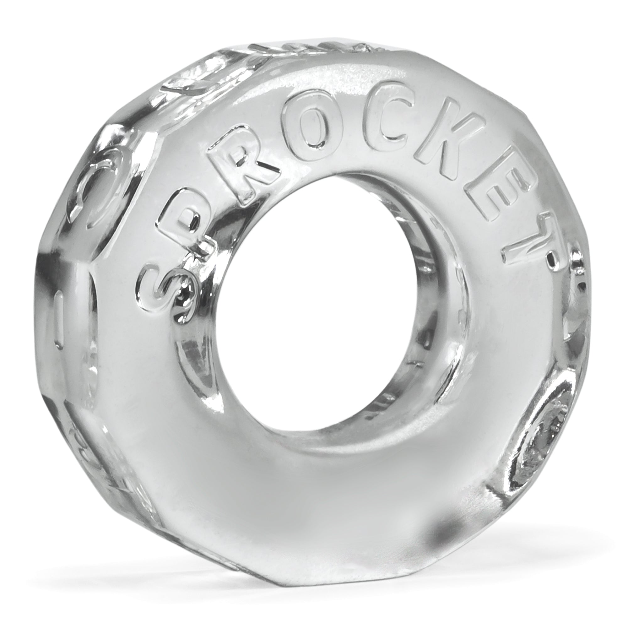 Sprocket Cockring Clear Super Stretch Fit 2.75 Inch Inner Circumference COCK RINGS