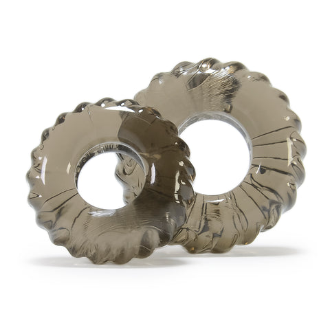 OXBALLS TRUCKT 2-pack stretchy cockring - Clear COCK RING Set