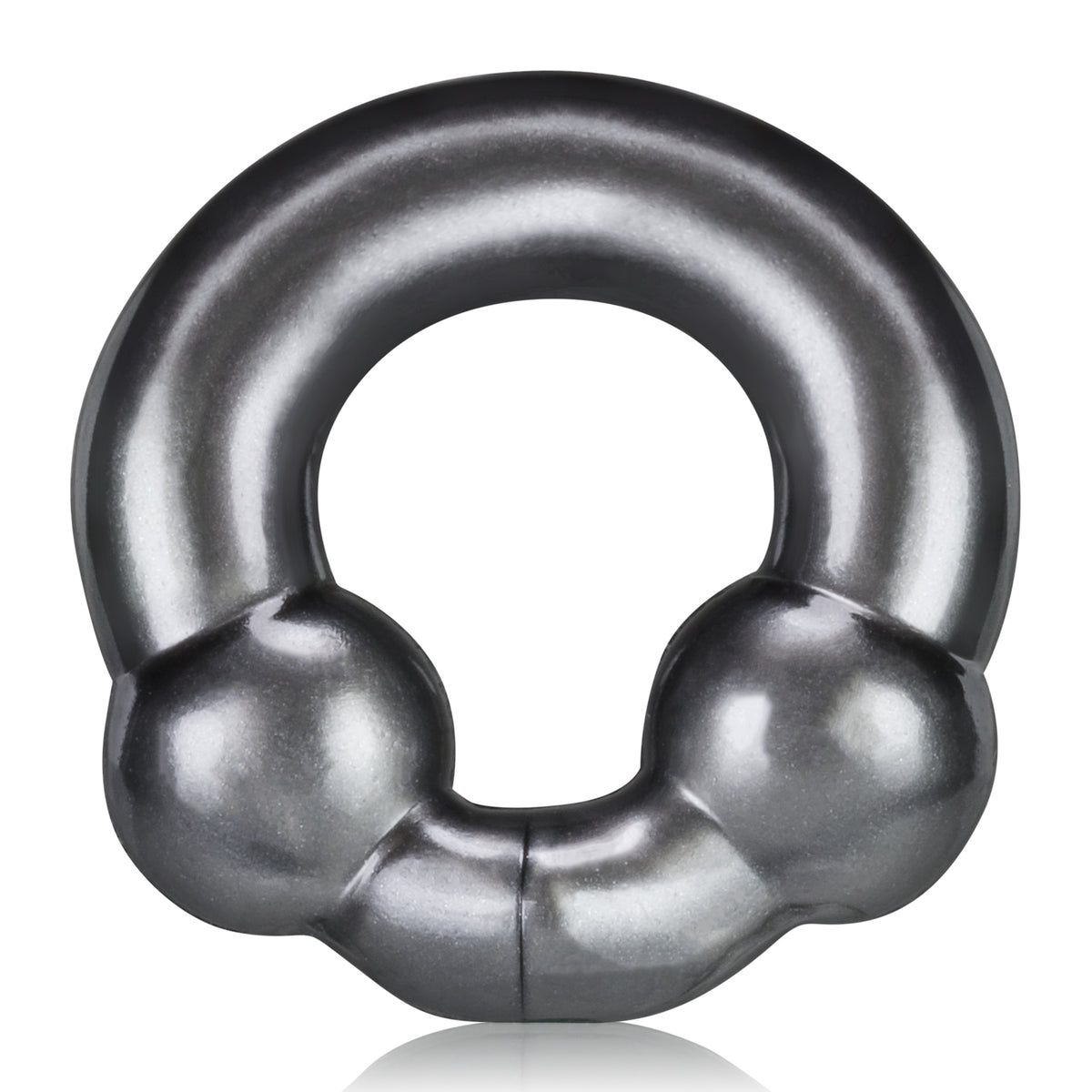 Ultraballs 2 Pack Cockring Steel and Red - 3" inner circumference > Cock Ring > Sets