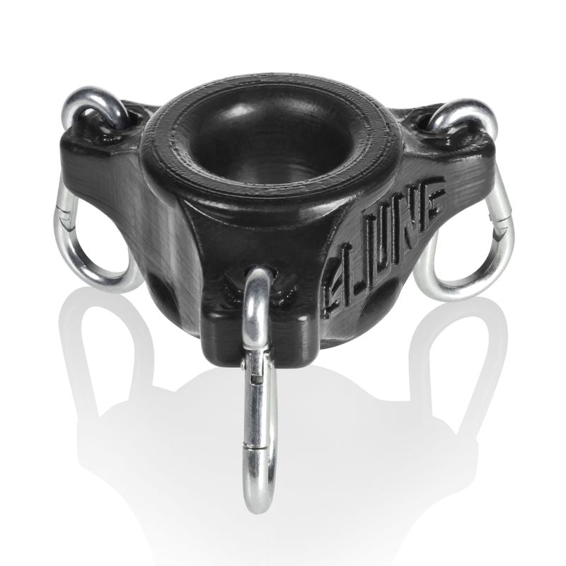 Slung Ballstretcher With Three 2 Inch Carabiners – Ballstretcher Black > Sex Toys For Men > Ball Stretchers Main image