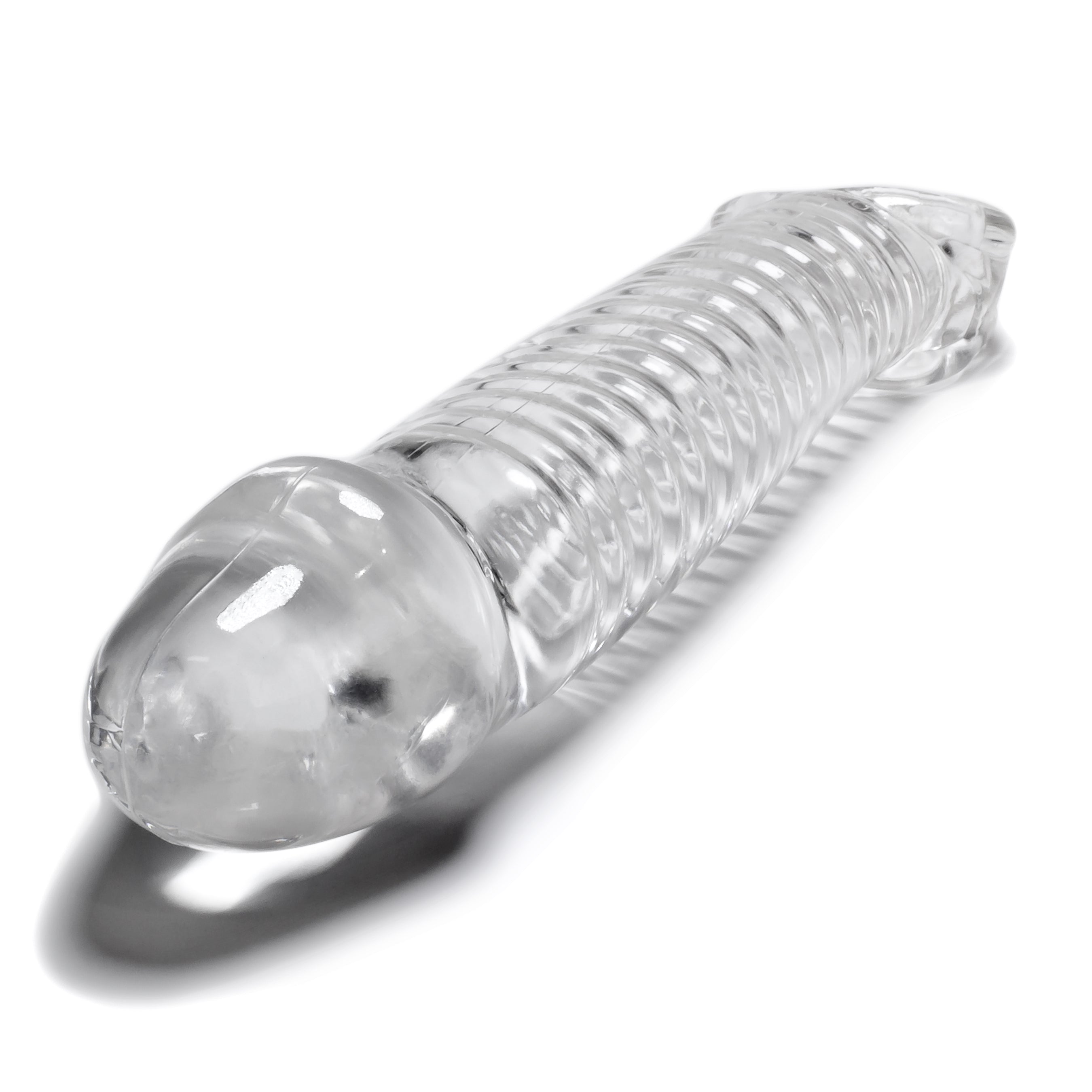 Muscle Cocksheath Clear 9.25 Inch Length for Enhanced Pleasure SLEEVES