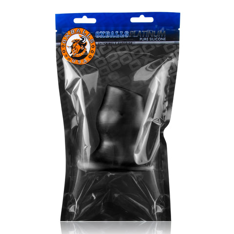 Pighole 2 Hollow Butt Plug Medium Black Butt Plugs - Hollow
