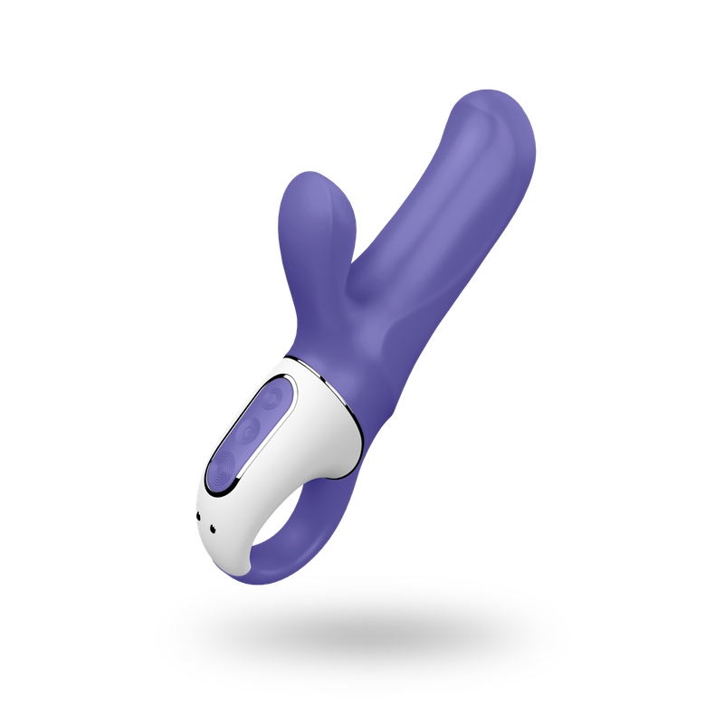 Satisfyer Magic Bunny Rechargeable Silicone G-Spot and Clitoral Dual Vibrator > Sex Toys For Ladies > G-Spot Vibrators
