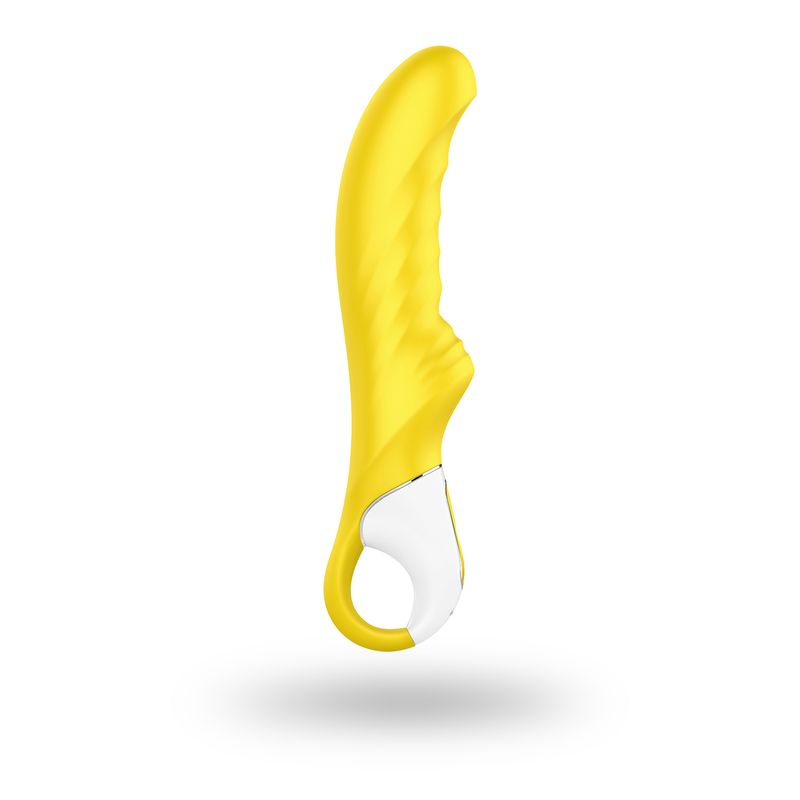 Satisfyer Yummy Sunshine G Spot Silicone Vibrator – Curved G Spot Vibrator > Sex Toys For Ladies > G-Spot Vibrators