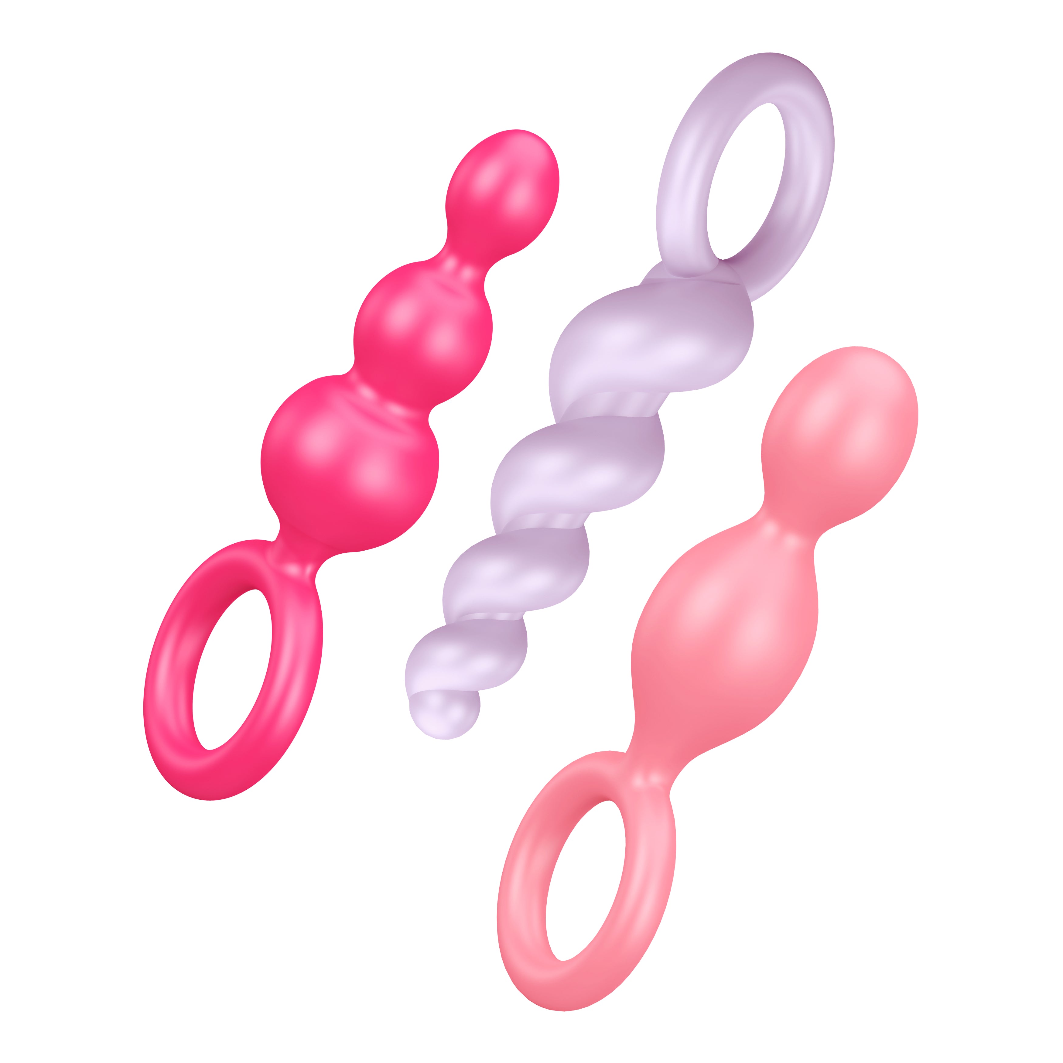Satisfyer Booty Call Set Of 3 Multicolour Anal Plugs > Anal Range > Anal Beads