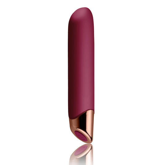 Chaiamo Rechargeable Burgundy Sensory Vibrator for Pleasure