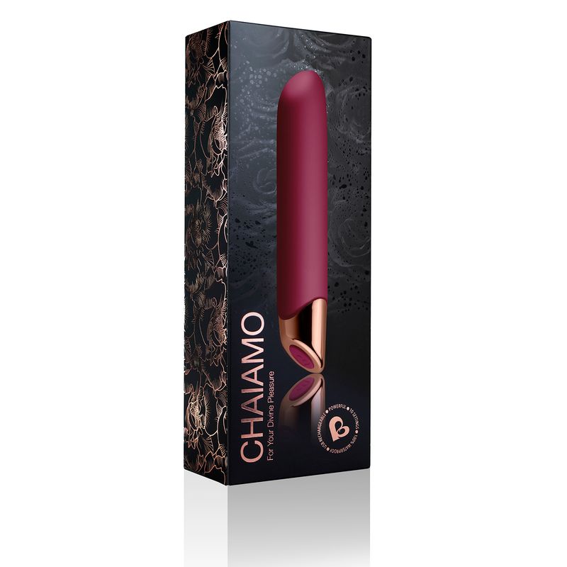 Chaiamo Rechargeable Sensory Vibrator – Burgundy Rechargeable Vibrator > Vibrators > Mini Vibrators