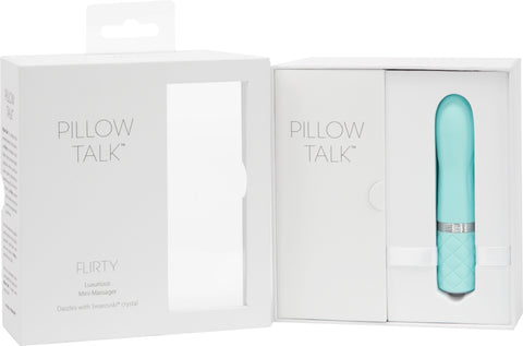 Pillow Talk Flirty Teal Vibrator for Playful Exploration Vibrators