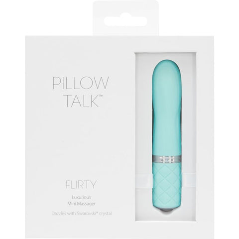 Pillow Talk Flirty Teal Vibrator for Playful Exploration Vibrators