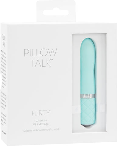 Pillow Talk Flirty Teal Vibrator for Playful Exploration Vibrators