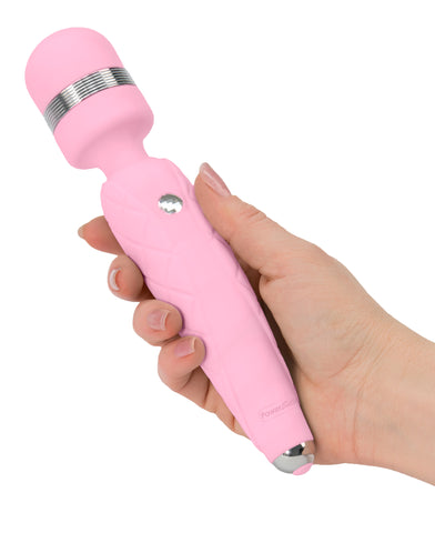 Pillow Talk Cheeky Pink Luxury Self-Care Wand Electric Massager