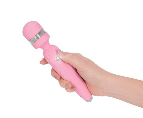 Pillow Talk Cheeky Pink Luxury Self-Care Wand Electric Massager