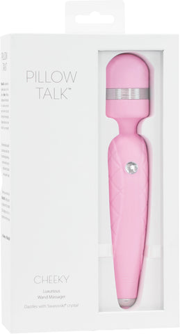 Pillow Talk Cheeky Pink Luxury Self-Care Wand Electric Massager