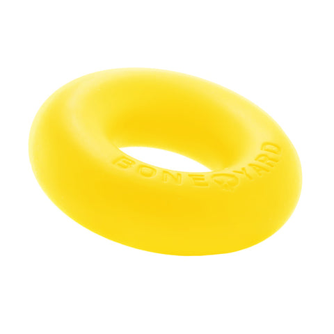 Ultimate Silicone Cock Ring Yellow 50 Millimeter 3x Stretch COCK RINGS