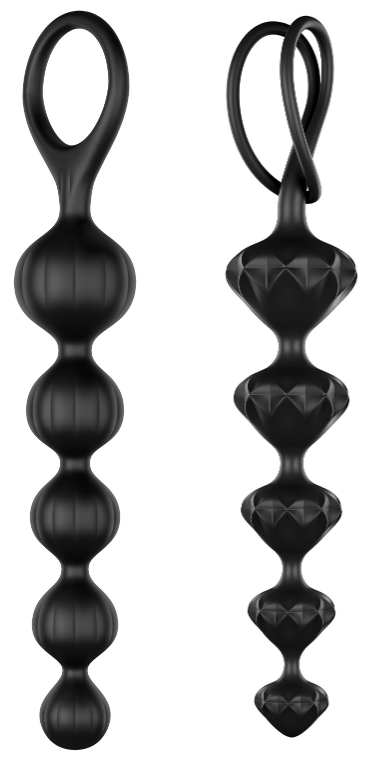 Satisfyer Silicone Anal Beads Set of 2 – Smooth Ergonomic Design 8 Inches Anal Beads > Anal Range > Anal Beads