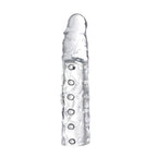 Clear Penis Enhancer Sleeve 3 Inch Length 1 Inch Girth Extension Sleeve > Sex Toys For Men > Penis Sleeves