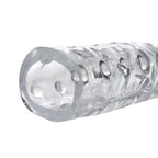 Clear Penis Enhancer Sleeve 3 Inch Length 1 Inch Girth Extension Sleeve > Sex Toys For Men > Penis Sleeves