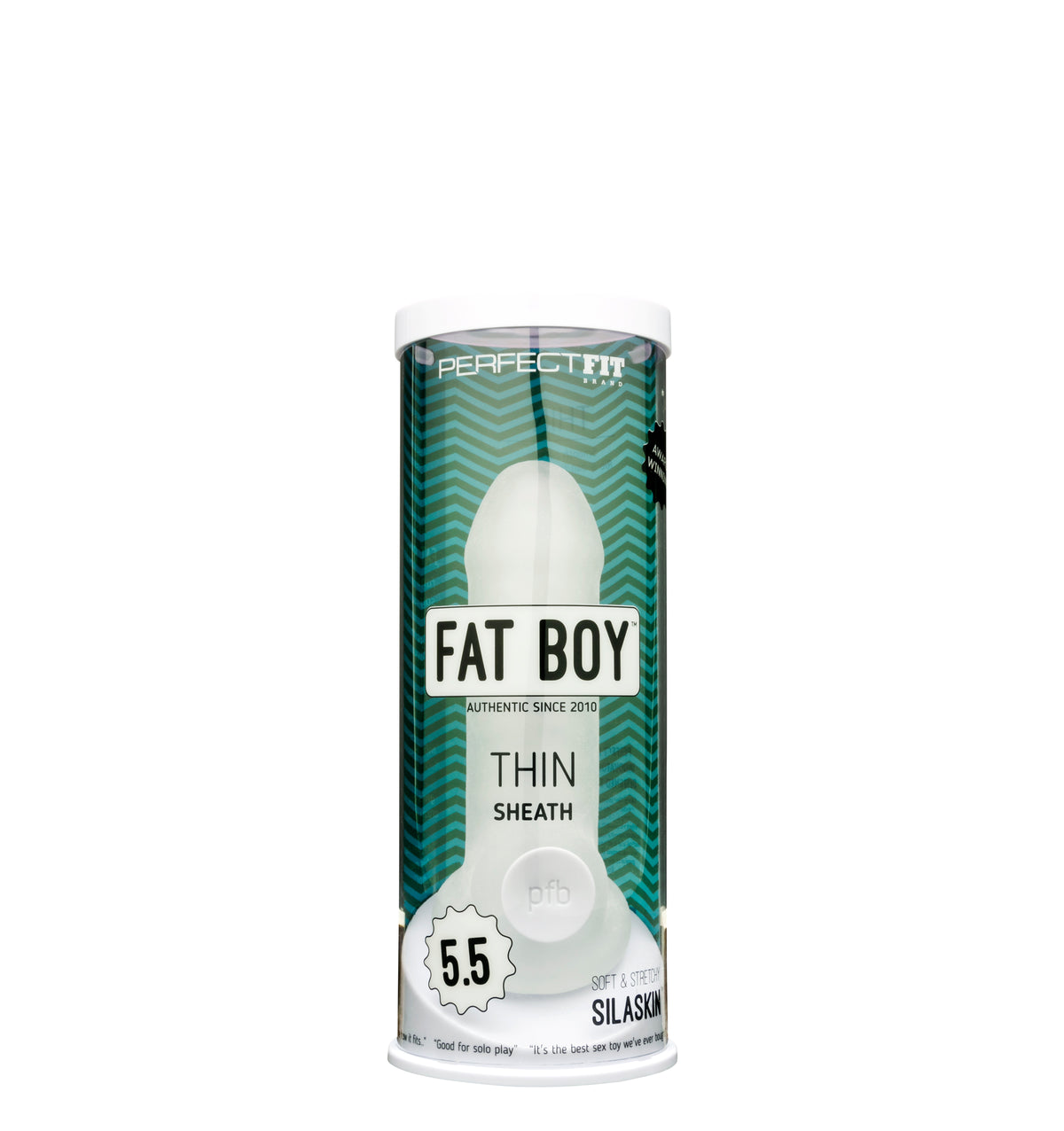 Fat Boy Thin Sheath 5.5 Inch – Sleeve Adding 0.5 Inch Girth Enhancer Sex Toy Clear > Sex Toys For Men > Penis Sleeves