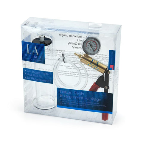 Deluxe Penis Enlargement Package 2 Inch for Enhanced Confidence and Pleasure Clear PUMPS