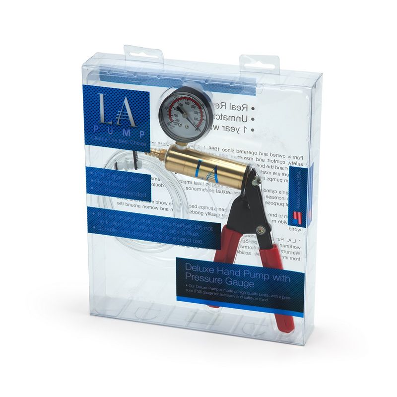 LA Pump Deluxe Hand Pump with Gauge – Penis Pump Secondary image