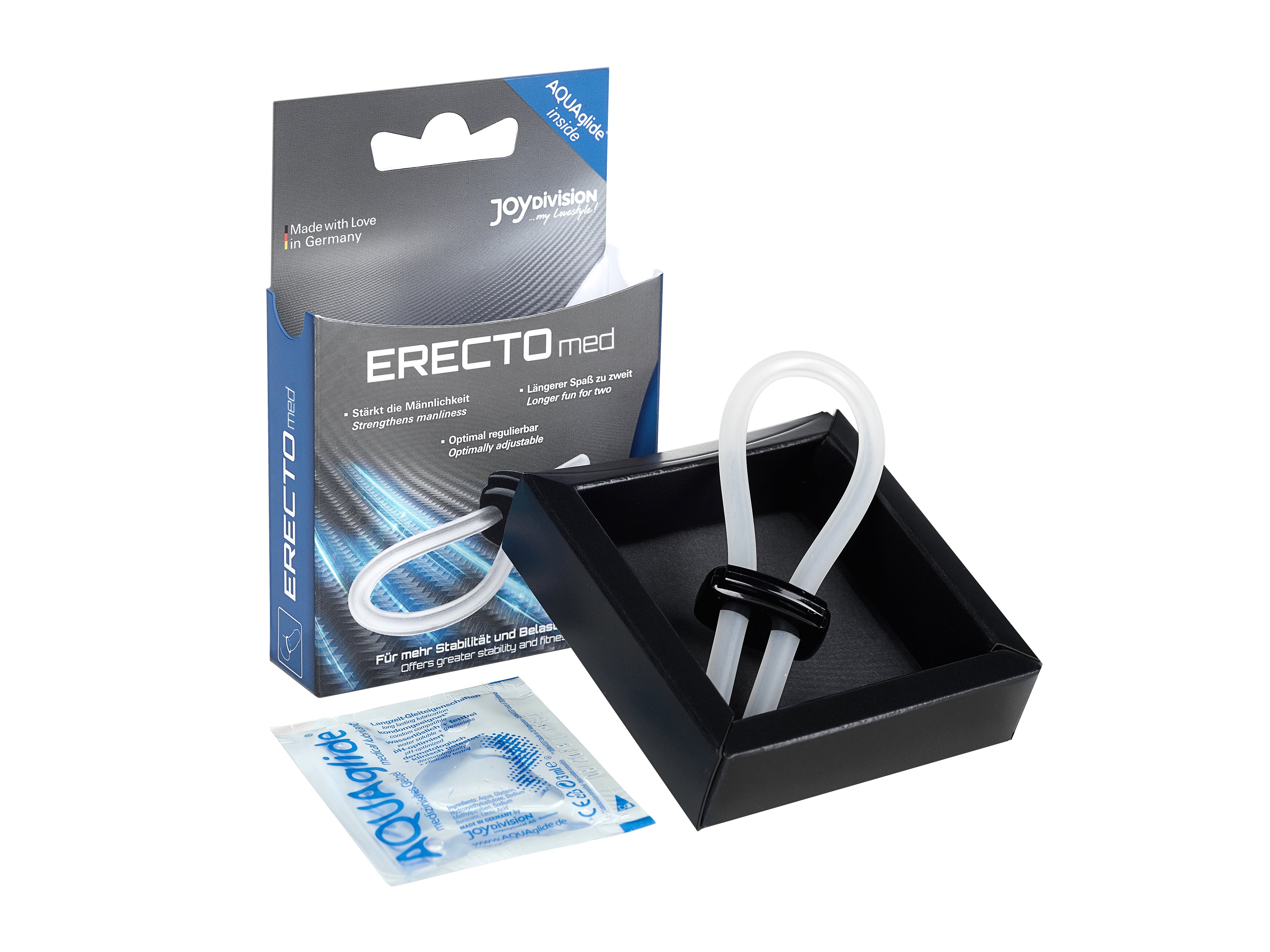 Erectomed Adjustable Clear Cock Ring for Enhanced Intimacy and Performance COCK RINGS Adjustable