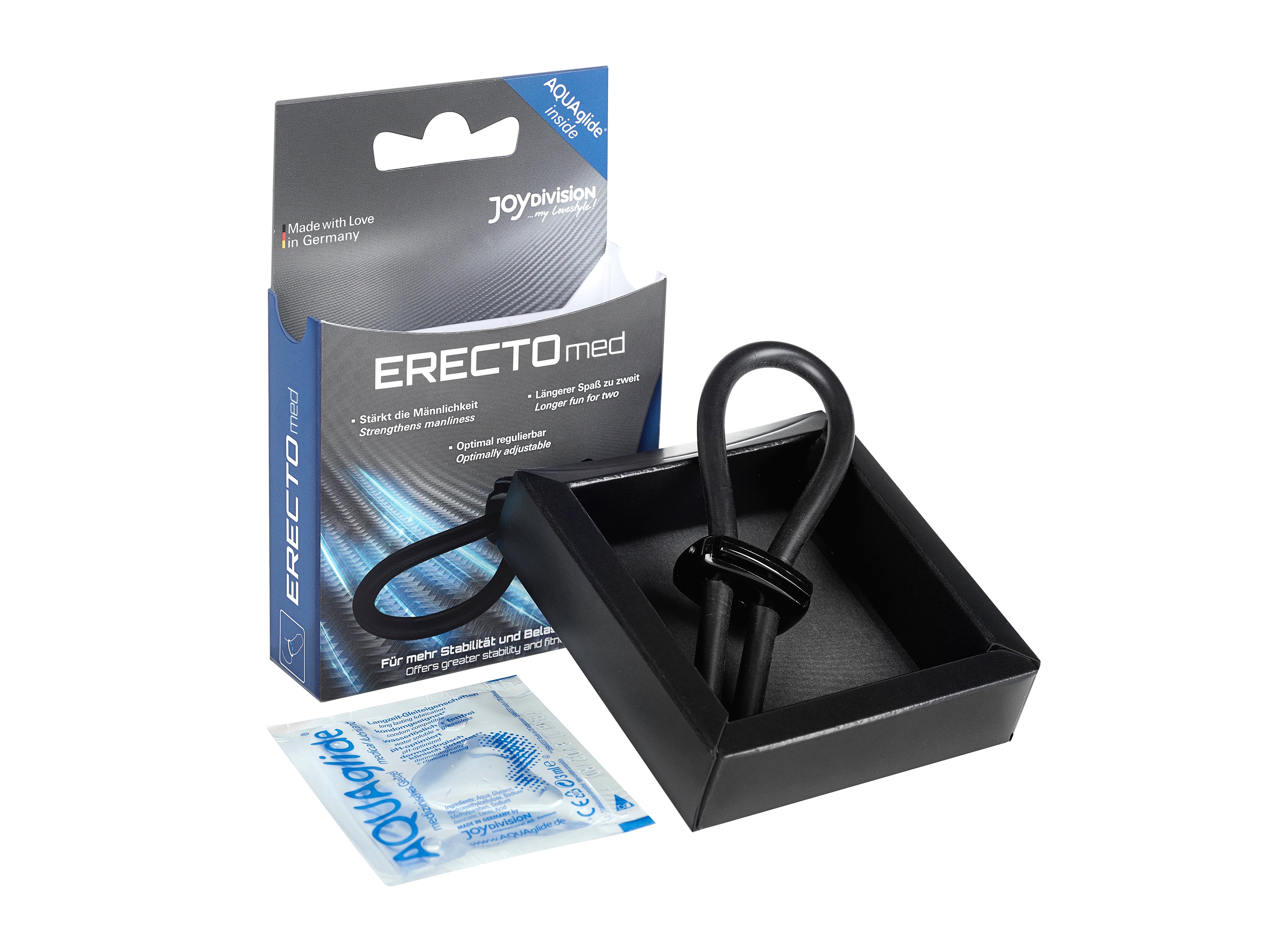 Erectomed Adjustable Cock Ring Black for Enhanced Pleasure and Performance > Cock Ring > Adjustable