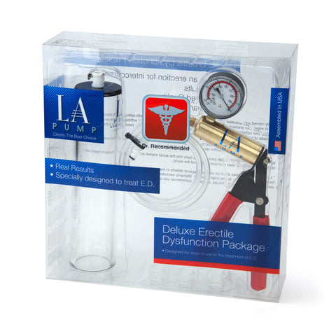 Deluxe Erectile Dysfunction Solution Kit for Enhanced Intimacy Clear PUMPS
