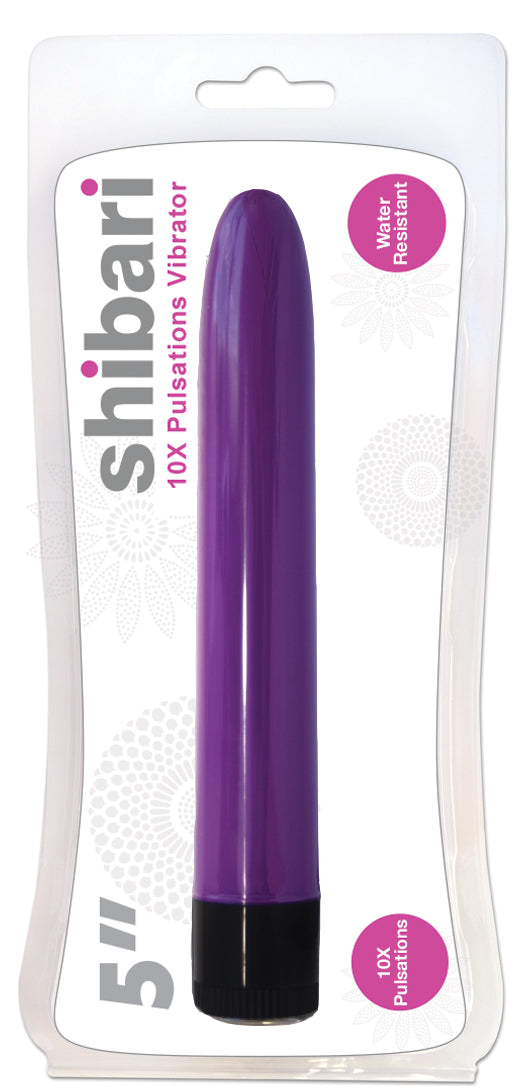 Shibari 10X Pulsations Vibrator – 10 Vibration Patterns 5 Inch Vibrator Purple > Sex Toys > Couples Toys