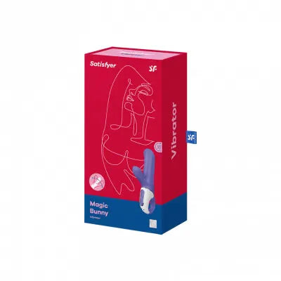Satisfyer Magic Bunny Rechargeable Silicone G-Spot and Clitoral Dual Vibrator > Sex Toys For Ladies > G-Spot Vibrators