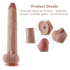 Hismith 11.8in Realistic Silicone Dildo