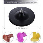 HiSmith 4.5 Inch Black Suction Cup Adaptor – Accessory > Sex Toys > Sex Machines > Connectors