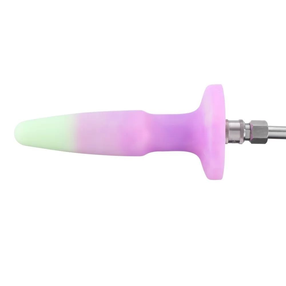 Hismith 7.4in Glow in the Dark Silicone Dildo