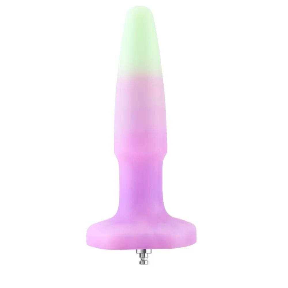 Hismith 7.4in Glow in the Dark Silicone Dildo