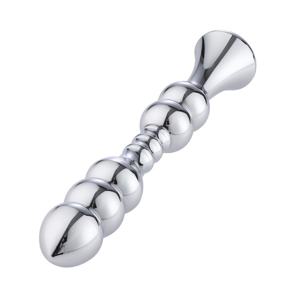HiSmith 8.2 Inch Aluminium Smooth Beaded Anal Dildo > Sex Toys > Sex Machines > Attachments