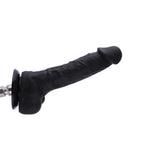 8.7in Flexible Silicone Black Dildo for Hismith