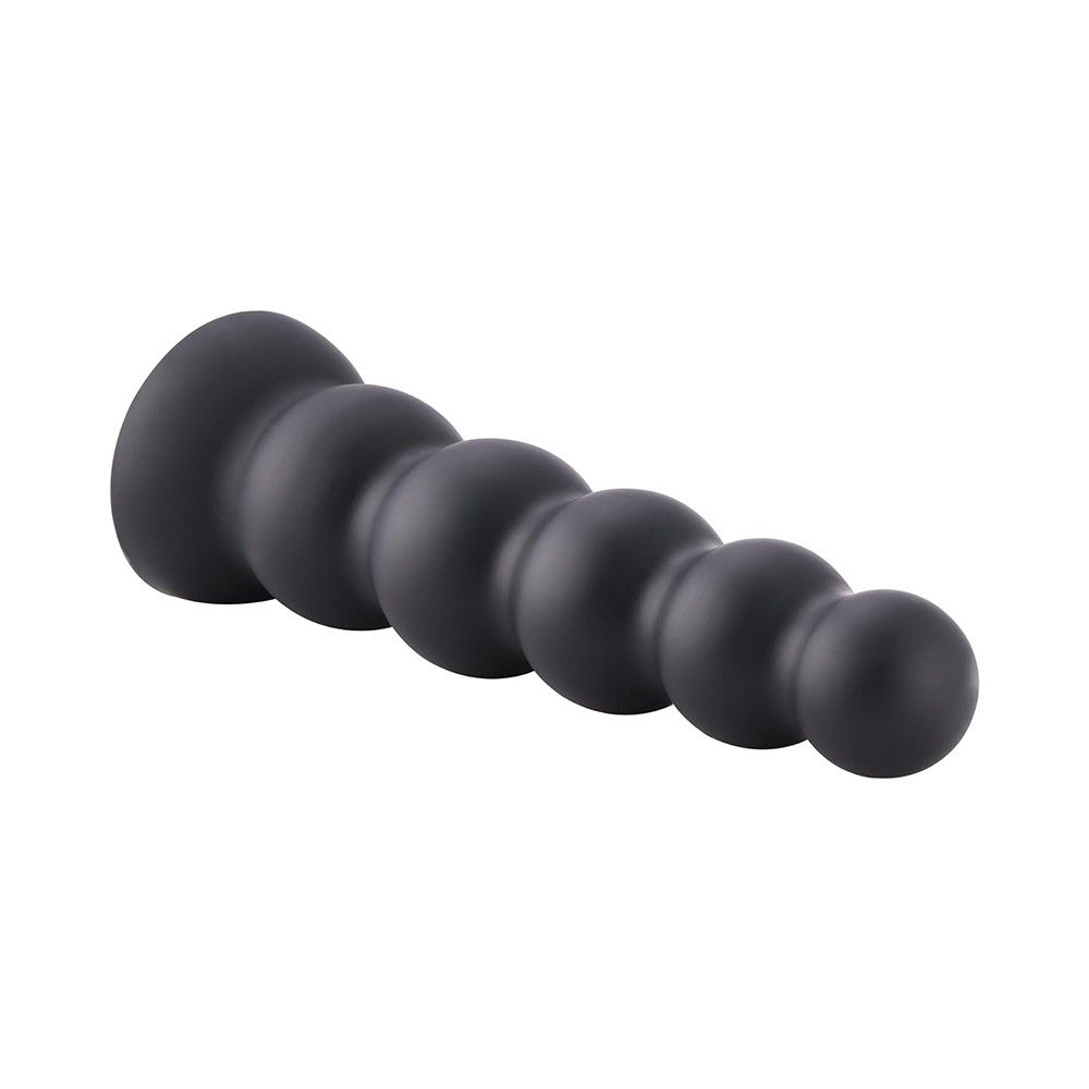 HiSmith Smooth Beaded Silicone Anal Butt Plug (Black) – 11.8 Inch Anal Plug > Anal Range > Oversized Anal Toys