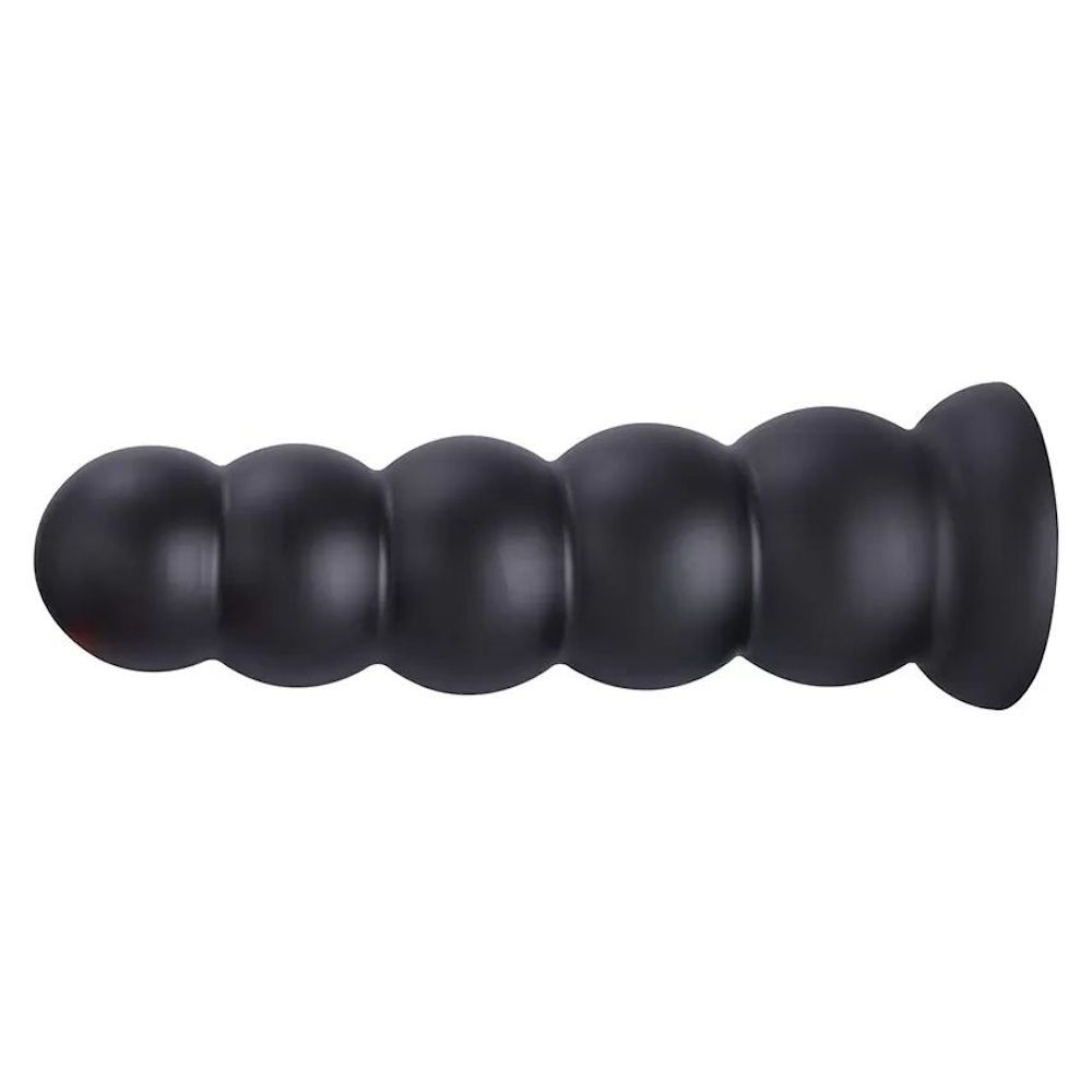 HiSmith Smooth Beaded Silicone Anal Butt Plug (Black) – 11.8 Inch Anal Plug > Anal Range > Oversized Anal Toys