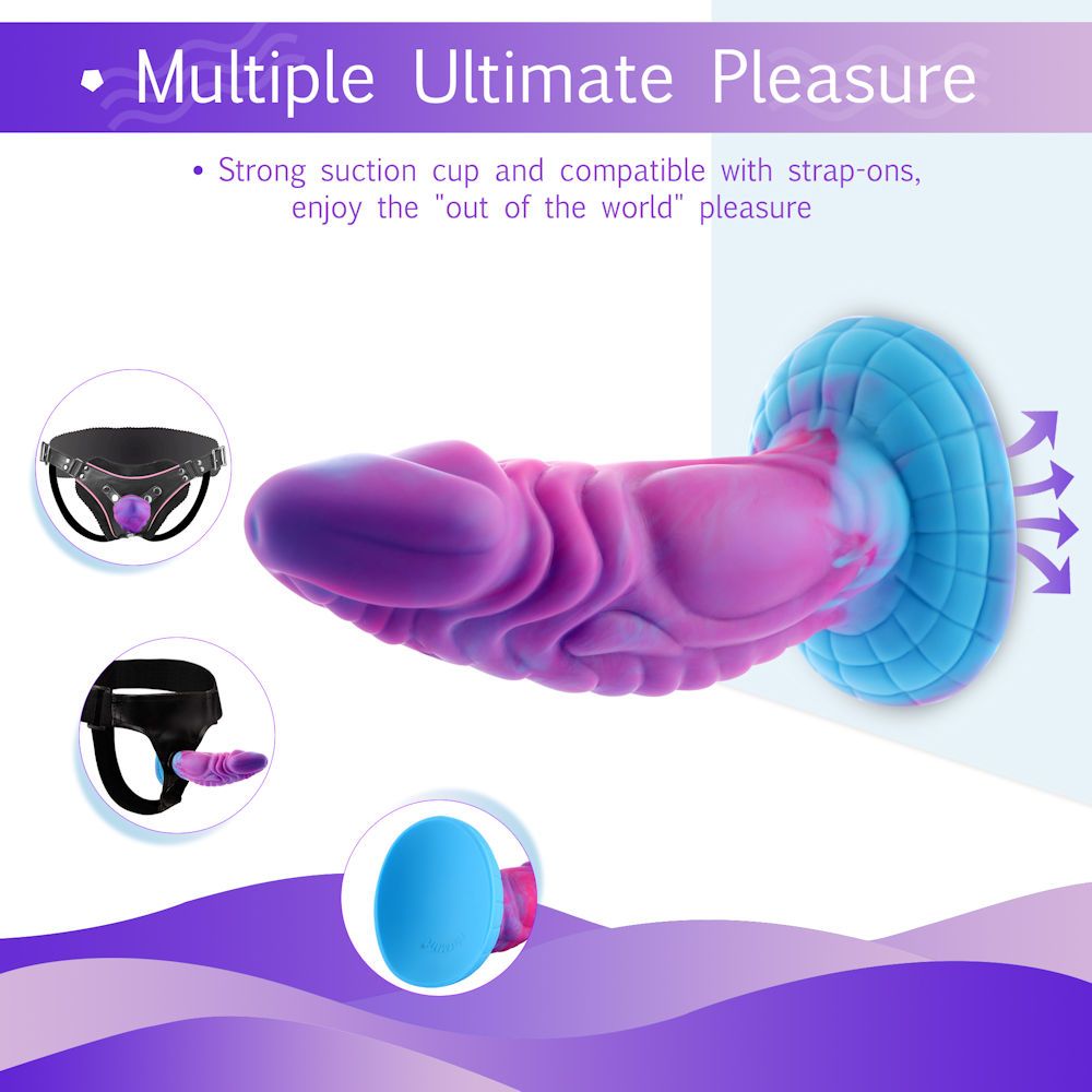 Hismith 8in Monster Series Silicone Dildo