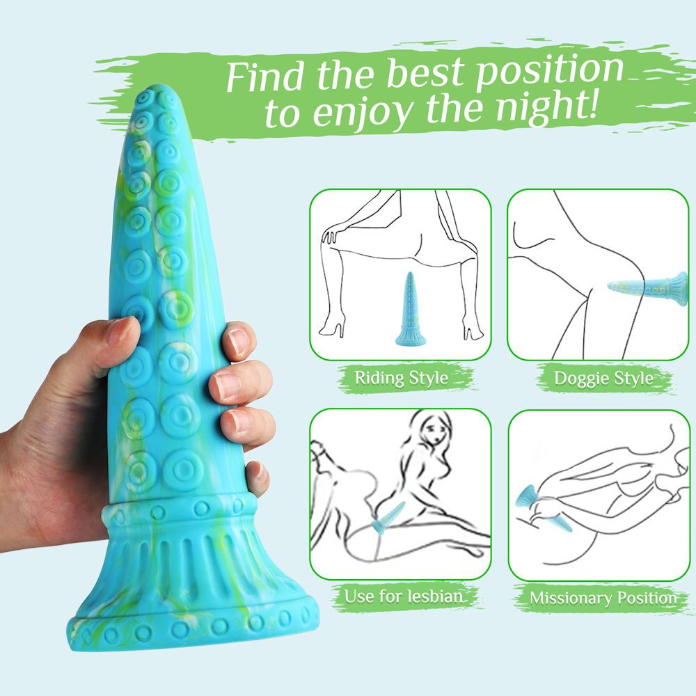 HiSmith 10 Inch Silicone Anal Dildo With Suction Cup Base > Anal Range > Oversized Anal Toys
