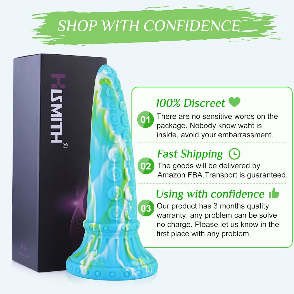 HiSmith 10 Inch Silicone Anal Dildo With Suction Cup Base > Anal Range > Oversized Anal Toys