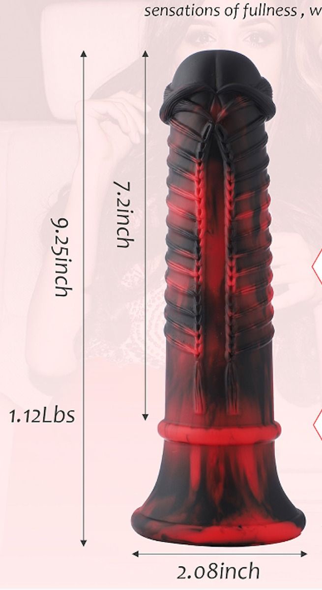 Hismith Fantasy Series – 9.25 Inch Silicone Dildo with Suction Cup > Sex Toys > Sex Machines > Attachments