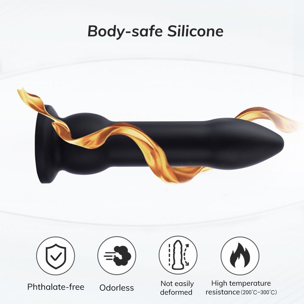 Hismith 10.3 Inch Bullet Anal Dildo with Suction Cup > Sex Toys > Sex Machines > Attachments