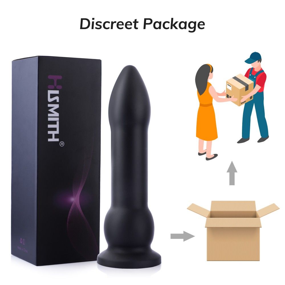 Hismith 10.3 Inch Bullet Anal Dildo with Suction Cup > Sex Toys > Sex Machines > Attachments