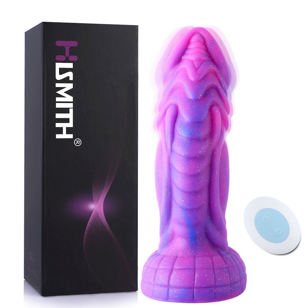 Hismith Dream Sky Monster Series 8in Curved Suction Dildo
